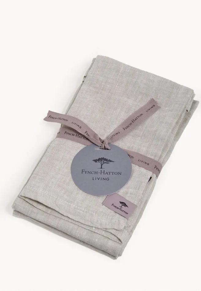 FYNCHHATTON Knysna Kitchen Towel Set Of 2 Elephant Graysage Living Kitchen Accessories