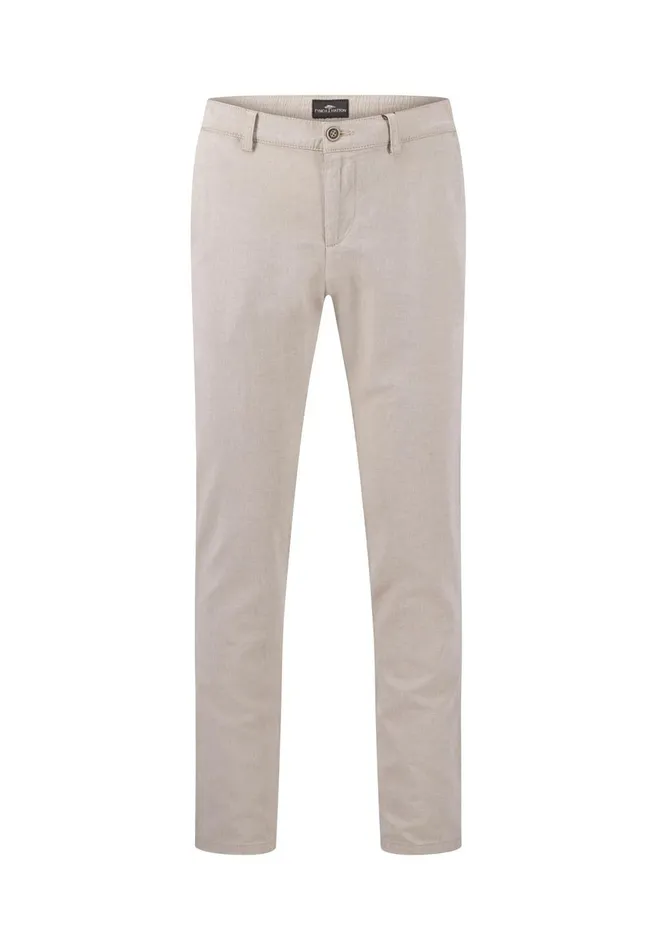 FYNCHHATTON Light Chino Pants Made Of Linen Cotton Mix Dark Navystone Men Sale