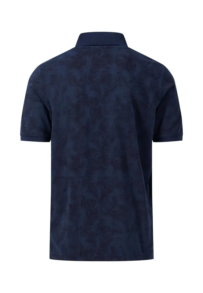 FYNCHHATTON Loose Polo Shirt With A Summer Print Dusty Olivesoft Greennavycrystal Blue Men Polo Shirt FYNCHHATTON Loose Polo Shirt With A Summer Print Dusty Olivesoft Greennavycrystal Blue Men Polo Shirt
