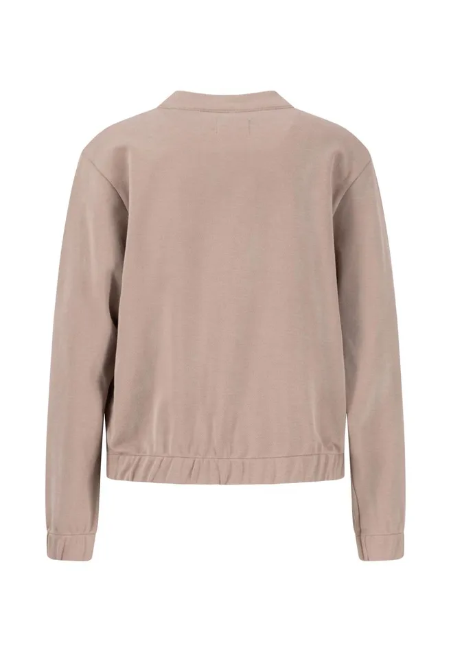 FYNCHHATTON Modern Jacket With Pockets Attached Summer Taupe Women Jack