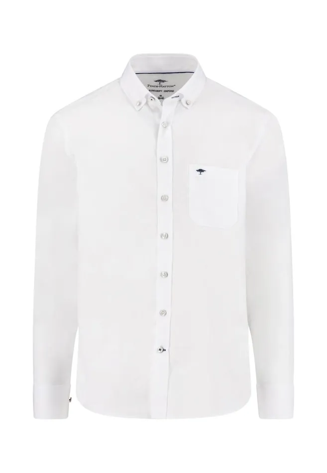 FYNCHHATTON Soft Oxford Shirt Made Of Cotton Light Blue Stripelight Bluenavywhitelight Blue Checkpinkpink Stripe Men Shirts