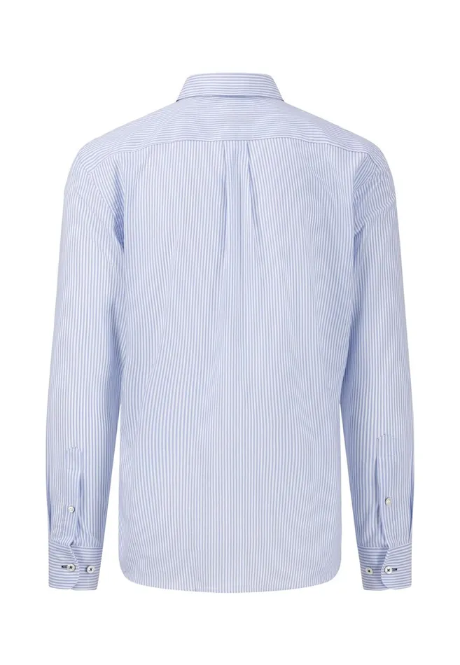 FYNCHHATTON Soft Oxford Shirt Made Of Cotton Light Blue Stripelight Bluenavywhitelight Blue Checkpinkpink Stripe Men Shirts