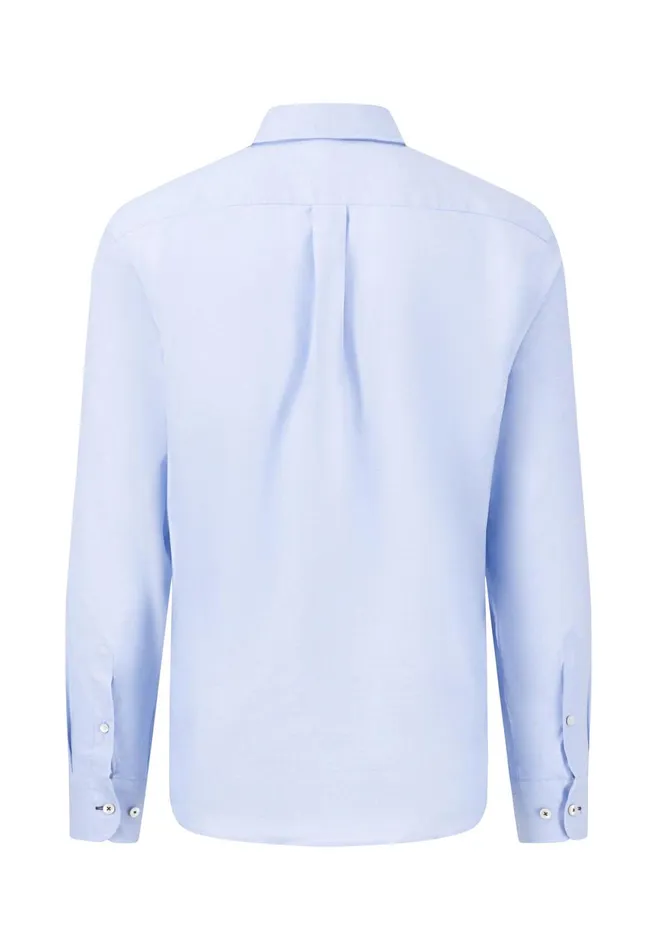 FYNCHHATTON Soft Oxford Shirt Made Of Cotton Light Blue Stripelight Bluenavywhitelight Blue Checkpinkpink Stripe Men Shirts