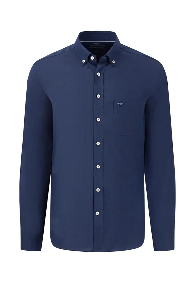 FYNCHHATTON Soft Oxford Shirt Made Of Cotton Light Blue Stripelight Bluenavywhitelight Blue Checkpinkpink Stripe Men Shirts