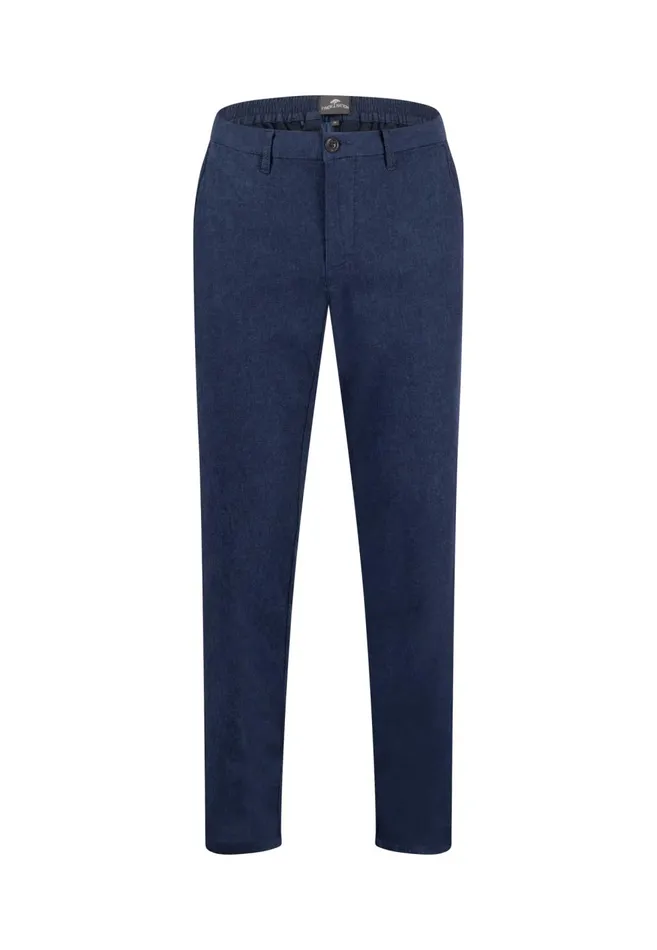 FYNCHHATTON Sporty Chino With Lock Button Dark Navystone Men Pants
