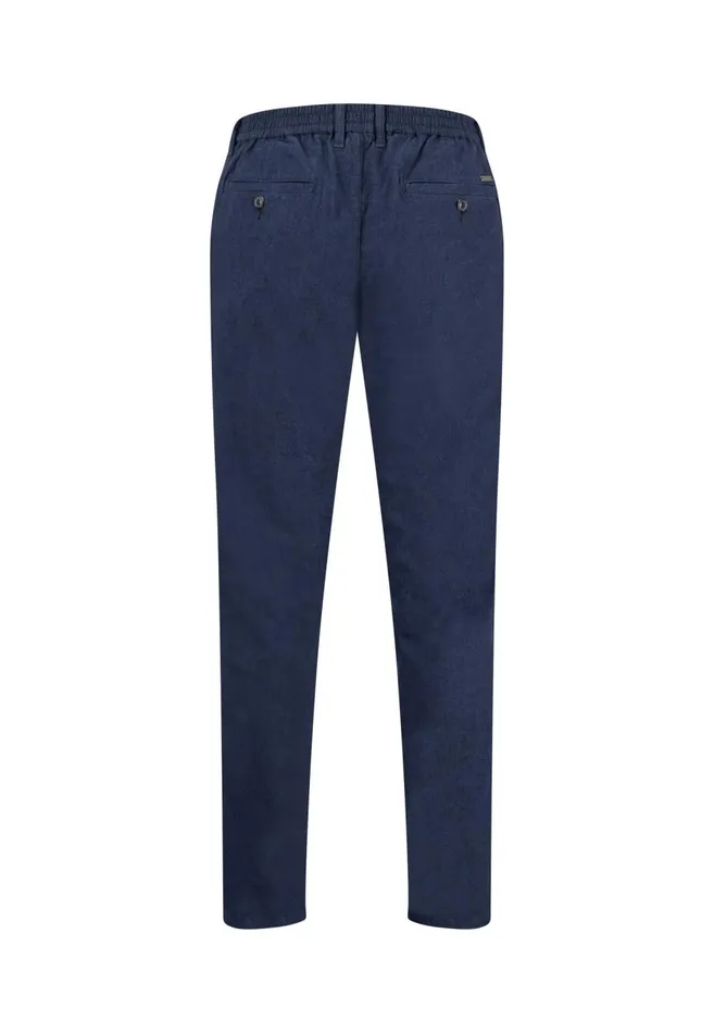 FYNCHHATTON Sporty Chino With Lock Button Dark Navystone Men Pants