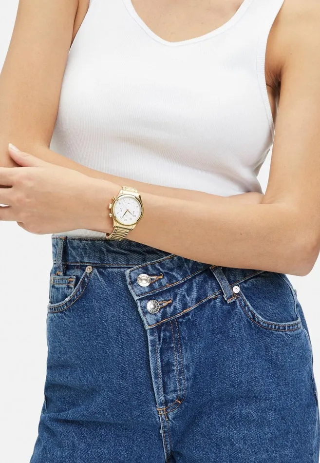 FYNCHHATTON Stainless Steel Wristwatch Gold Yellow Gold Women Watch FYNCHHATTON Stainless Steel Wristwatch Gold Yellow Gold Women Watch