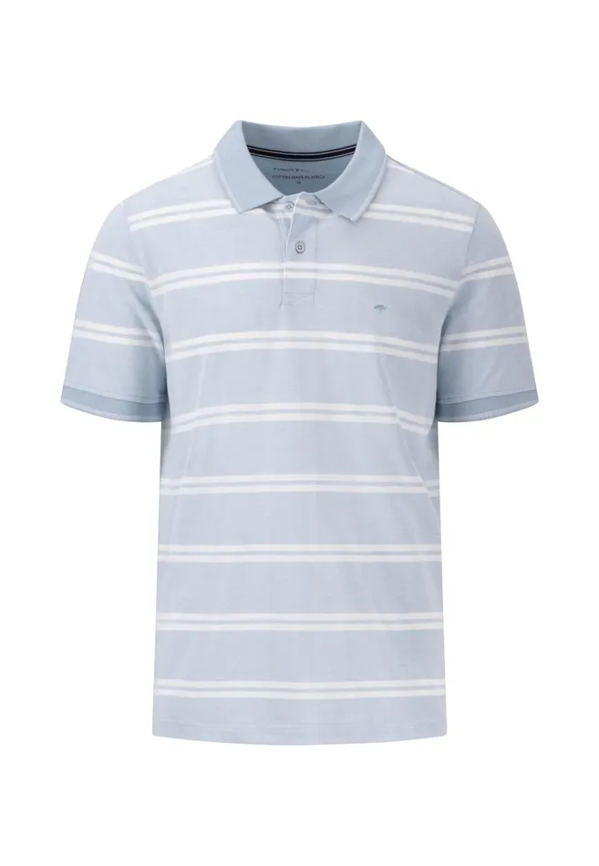 FYNCHHATTON Striped Polo Shirt Made Of Cotton Sunny Orangepeesummer Breezestrong Bluenavyturf Green Men Polo Shirt