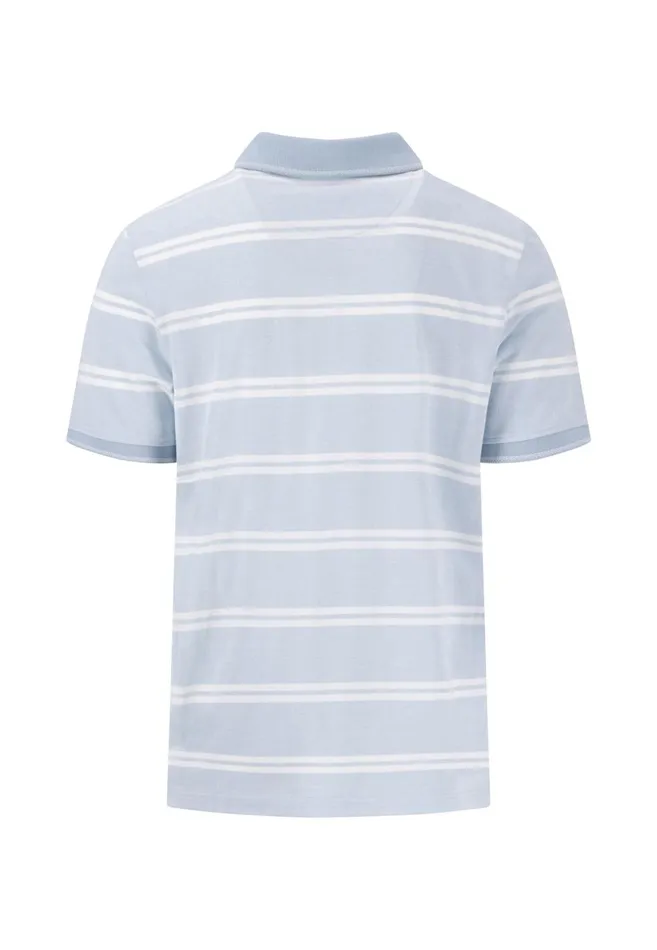 FYNCHHATTON Striped Polo Shirt Made Of Cotton Sunny Orangepeesummer Breezestrong Bluenavyturf Green Men Polo Shirt