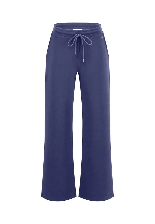 FYNCHHATTON Sweatpants With A Wide Cut Blue Purpleblack Women Pants