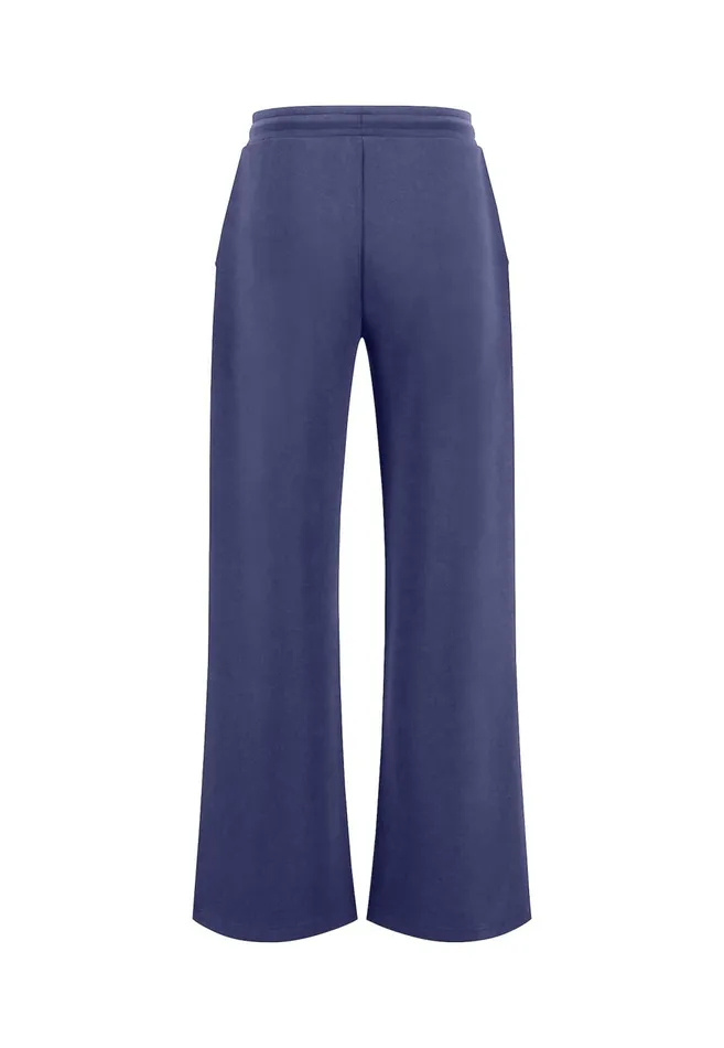 FYNCHHATTON Sweatpants With A Wide Cut Blue Purpleblack Women Pants