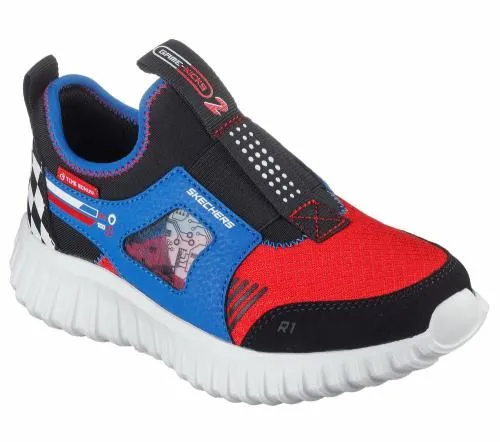 Game Kicks Depth Charge 20 Blue Multi Kids SKECHERS Big Kids UK Sizes 36
