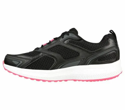 GO RUN Consistent Black Pink Women SKECHERS Lace Up