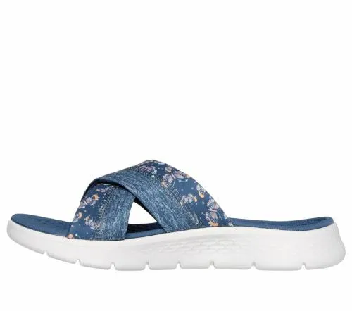 GO WALK Flex Sandal 8211 Butterfly Bliss Navy Women SKECHERS Sandals