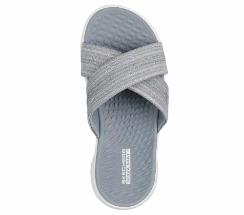 GO WALK Flex Sandal 8211 Impressed Gray Women SKECHERS Sandals