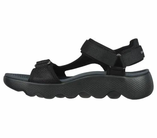 GO WALK Massage Fit Sandal Black Gray Men SKECHERS Sandals