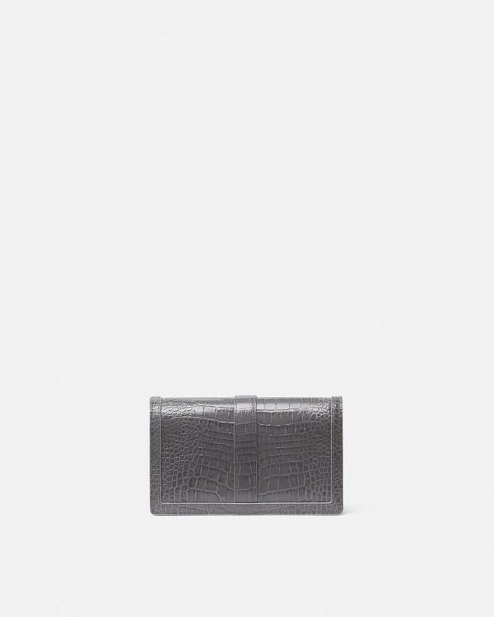Greca Goddess Women Versace CrocEffect Greca Goddess Mini Bag Gray