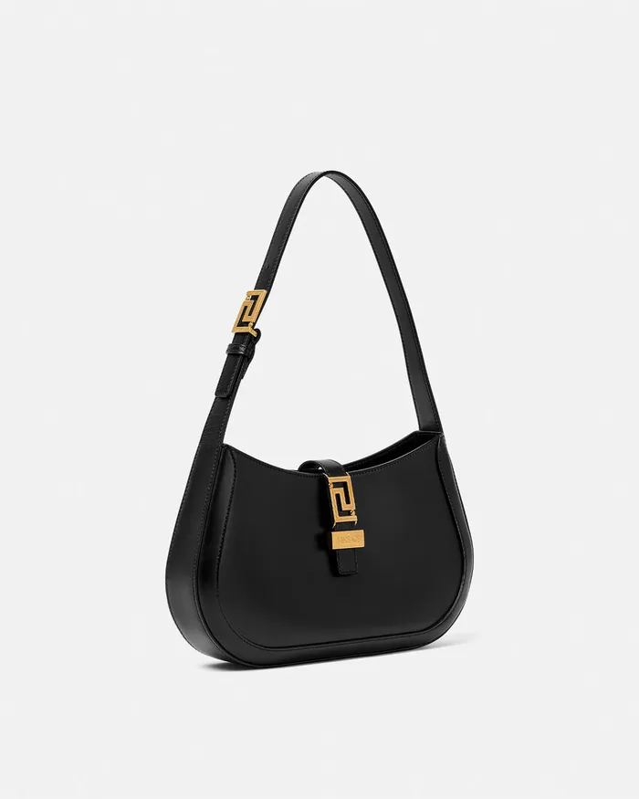 Greca Goddess Women Versace Greca Goddess Hobo Bag Blackgold