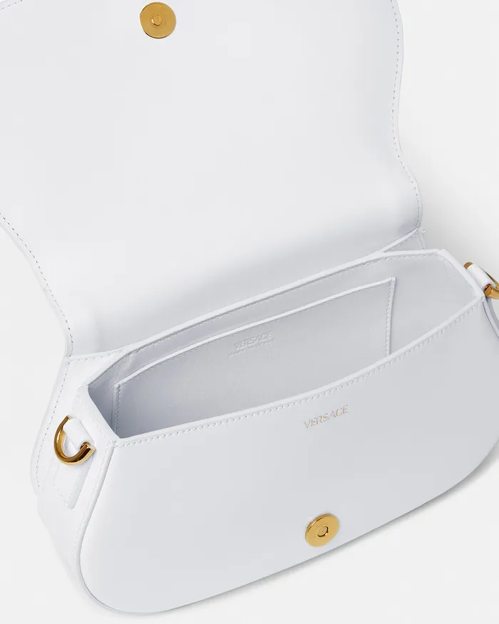 Greca Goddess Women Versace Greca Goddess Shoulder Bag White