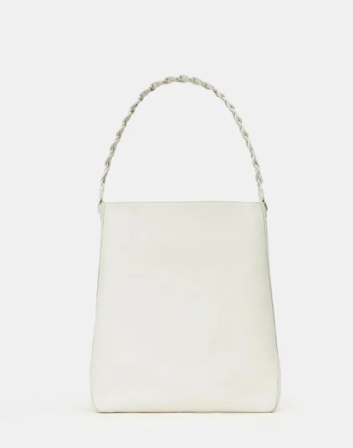 HandbagsAccessories Grained Calfskin Leather 8 Knot HoboLarge Parchment Lafayette 148 New York Leather Accessories HandbagsAccessories Grained Calfskin Leather 8 Knot HoboLarge Parchment Lafayette 148 New York Leather Accessories