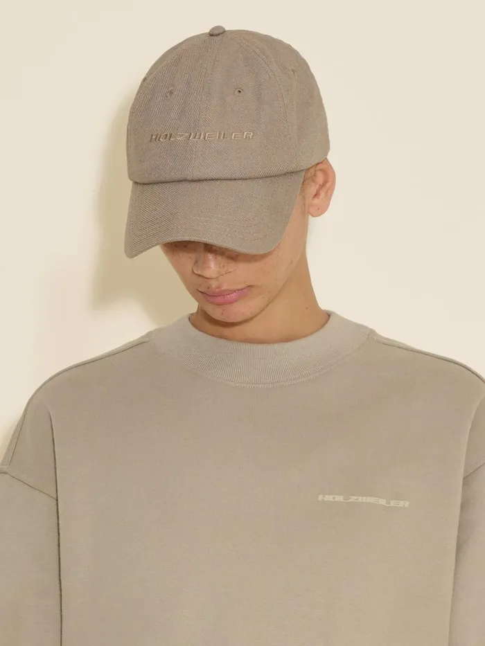 Hats WomenMen Holzweiler Sonnet Cracked Logo Cap Green
