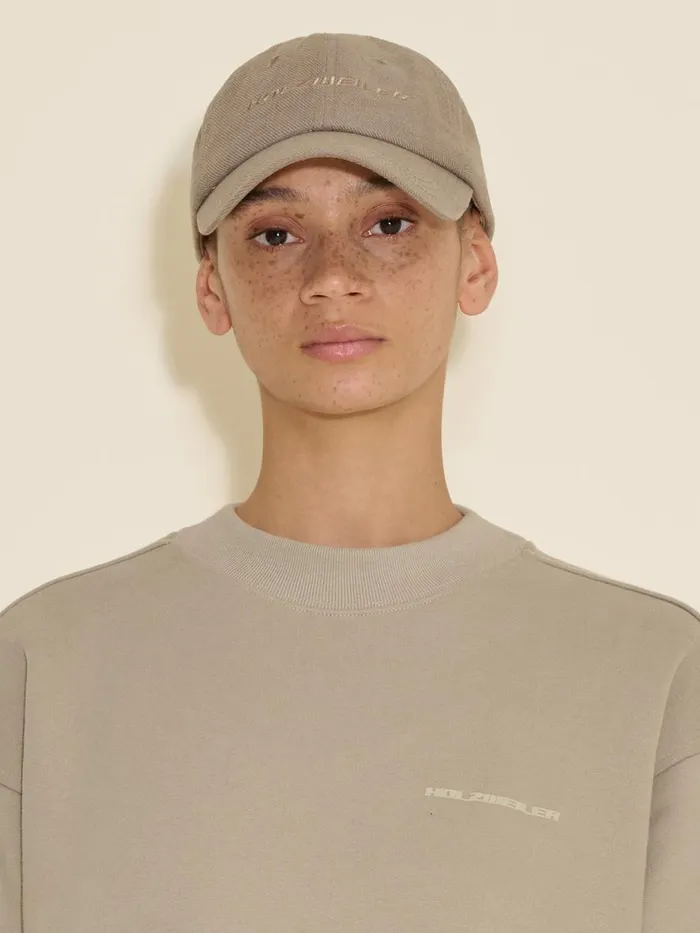 Hats WomenMen Holzweiler Sonnet Cracked Logo Cap Green