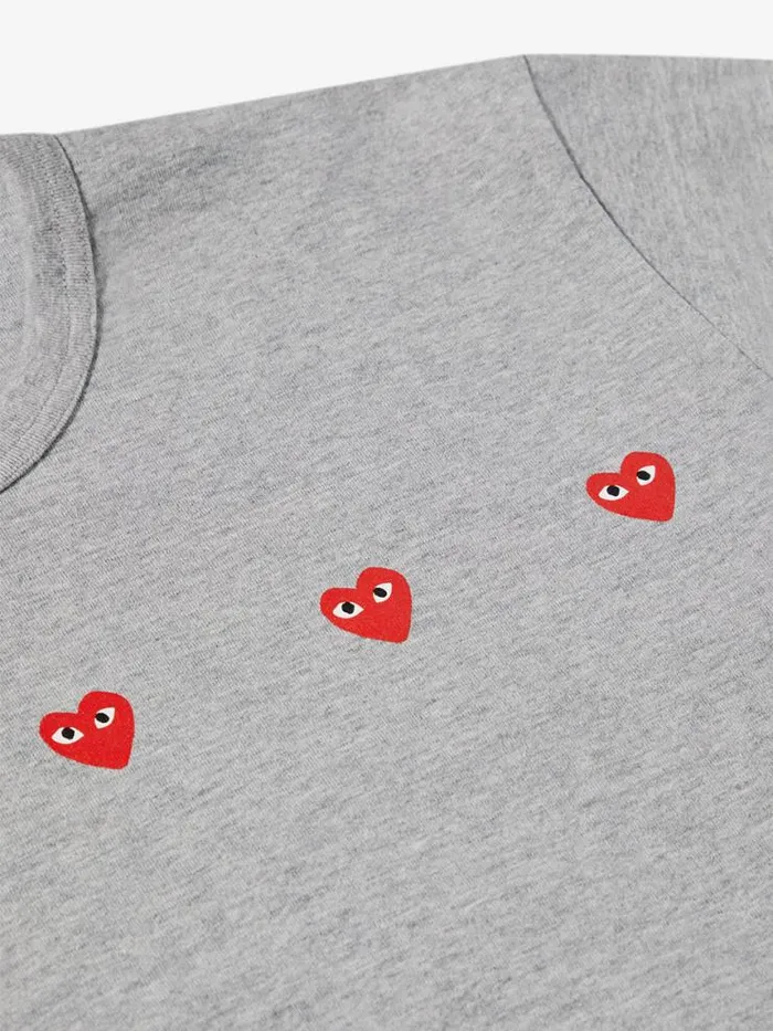 Henrik Vibskov Boutique 3 Heart Short Sleeve Tshirt 8211 Grey Men Tops