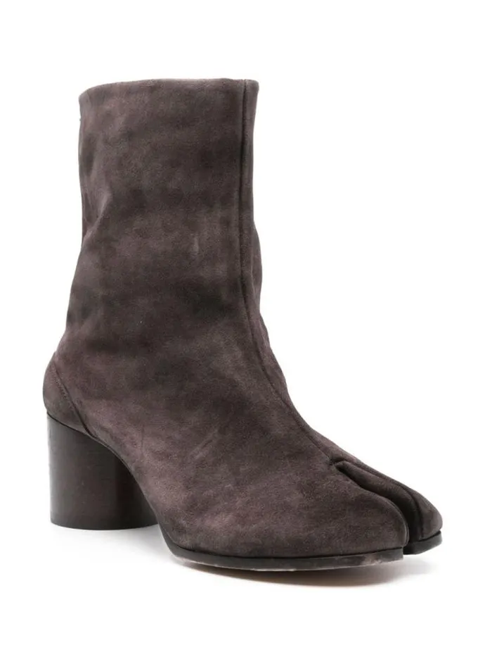 Henrik Vibskov Boutique 60mm Vintage Leather Tabi Boot 8211 Dark Brown Women Boots
