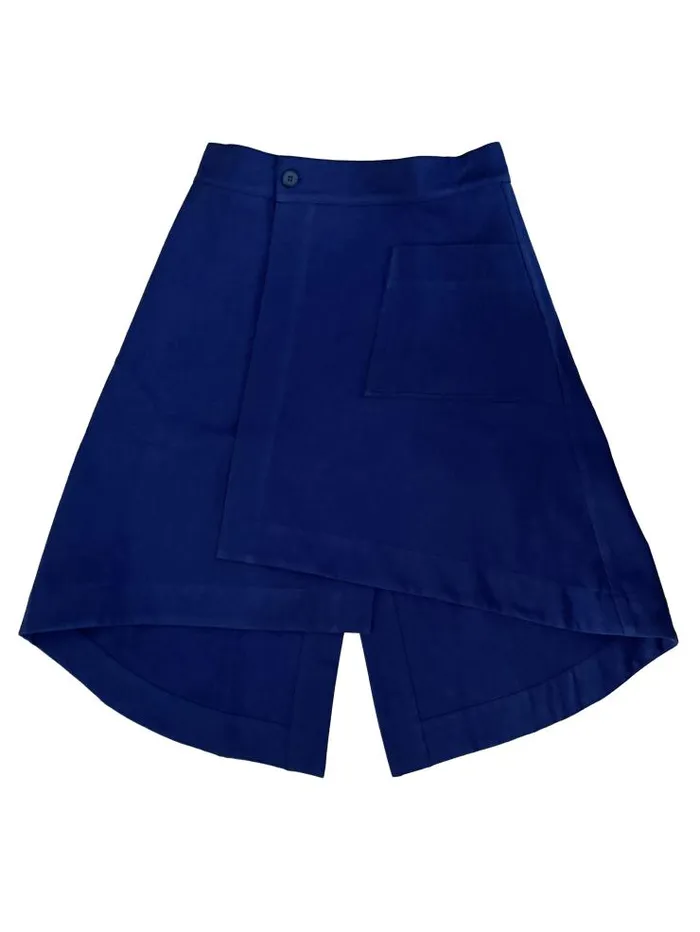 Henrik Vibskov Boutique Apron Skirt 8211 Dark Blue Women Skirts and Shorts
