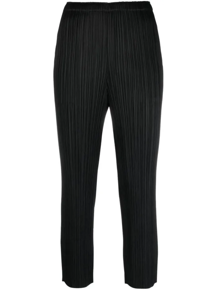 Henrik Vibskov Boutique AW23 Pleated Cropped Pants 8211 Black Women Pants