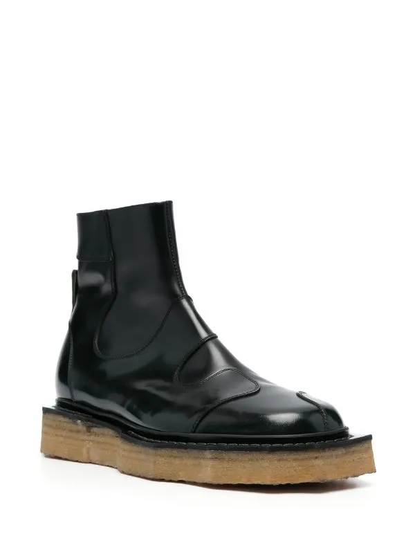 Henrik Vibskov Boutique Enzo Driver Boot 8211 Green Brush Off Men Boots