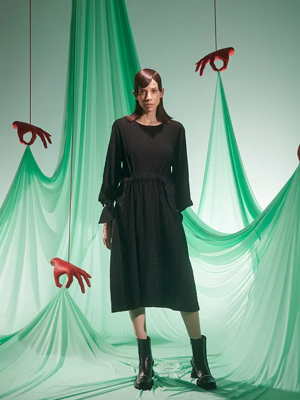 Henrik Vibskov Boutique Full Fest Dress 8211 Black Women Dresses