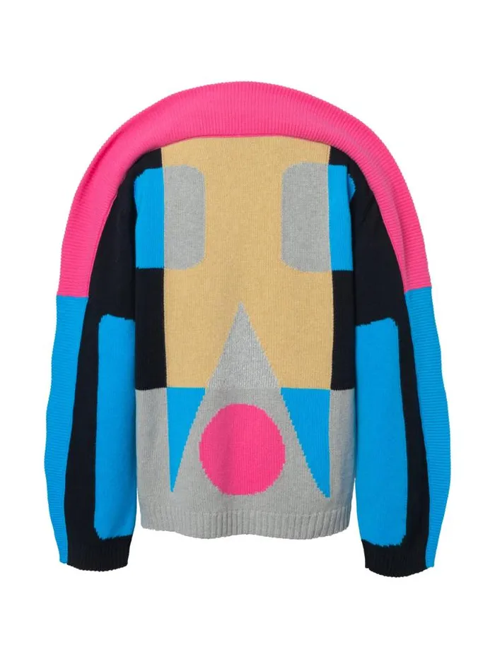 Henrik Vibskov Boutique Hyper Art Knit 8211 Multi Glow In The Dark Men Knitwear