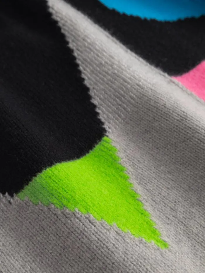 Henrik Vibskov Boutique Hyper Art Knit 8211 Multi Glow In The Dark Men Knitwear