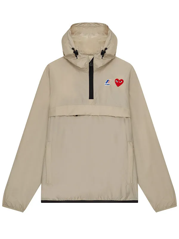 Henrik Vibskov Boutique KWay Anorak 8211 Beige Men Jackets and Coats