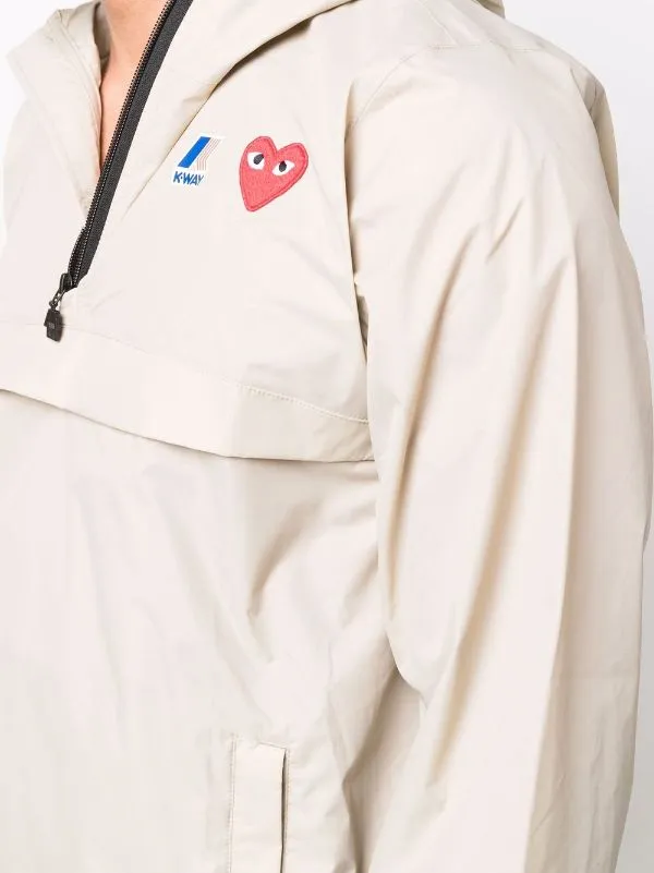 Henrik Vibskov Boutique KWay Anorak 8211 Beige Men Jackets and Coats