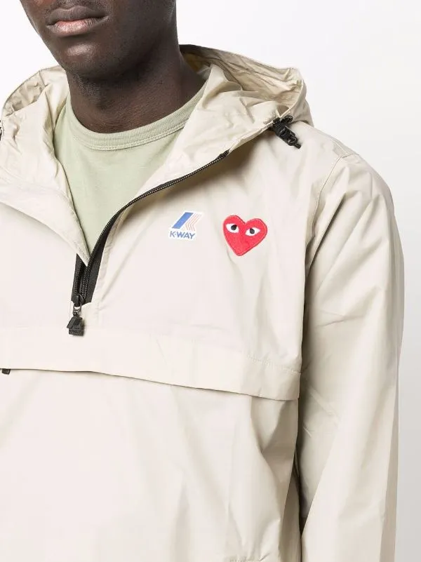 Henrik Vibskov Boutique KWay Anorak 8211 Beige Men Jackets and Coats