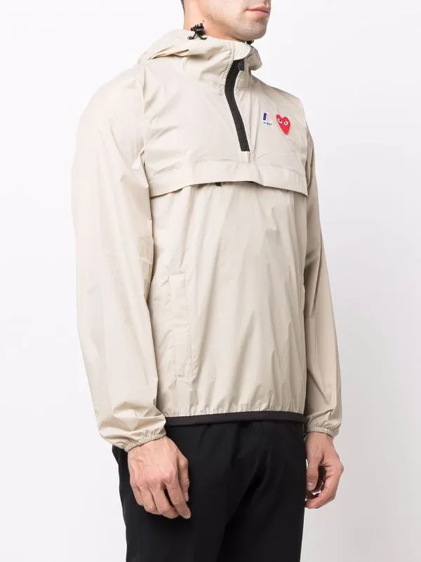 Henrik Vibskov Boutique KWay Anorak 8211 Beige Men Jackets and Coats