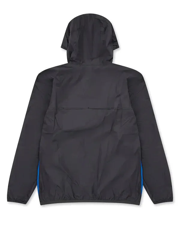 Henrik Vibskov Boutique KWay Double Colours Cagoule 8211 BlueBlack Men Jackets and Coats