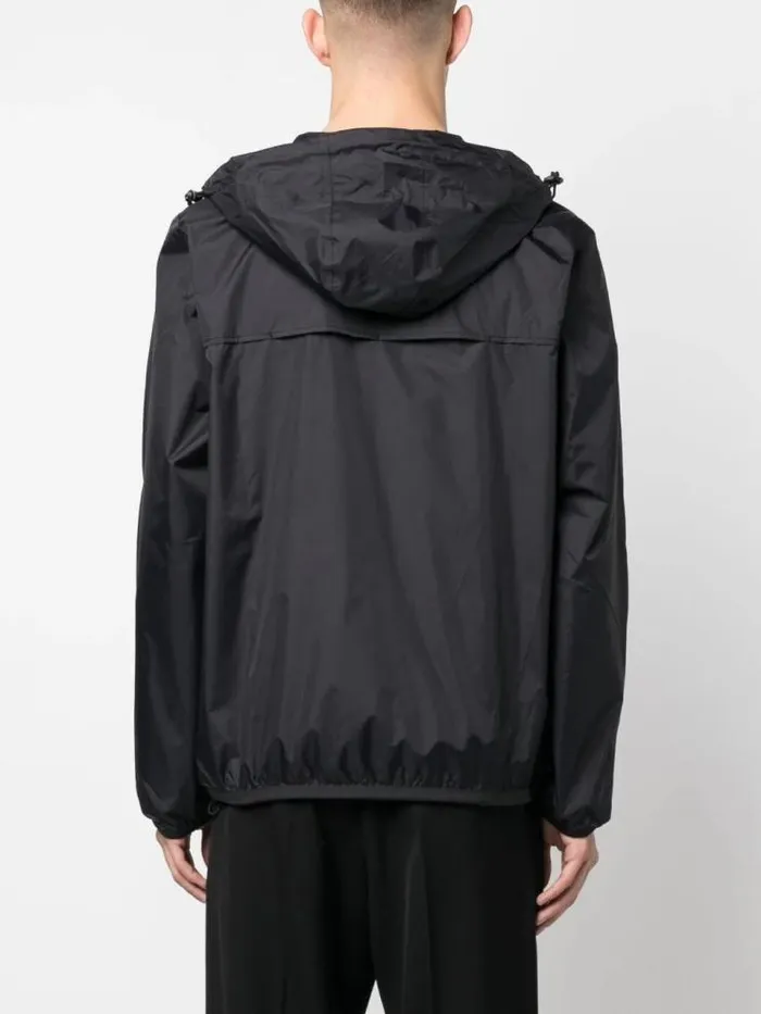 Henrik Vibskov Boutique KWay Double Colours Cagoule 8211 BlueBlack Men Jackets and Coats