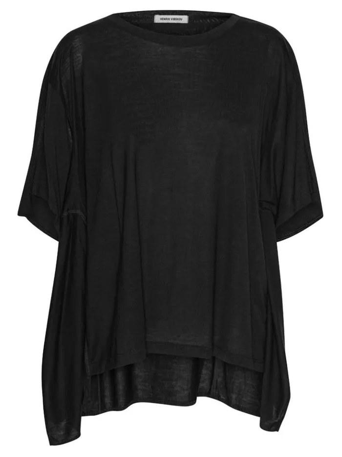 Henrik Vibskov Boutique Knuckle Tee 8211 Black Women Tops
