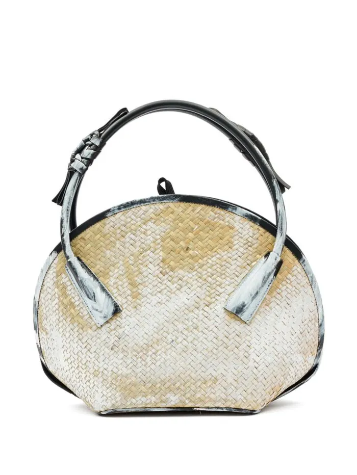 Henrik Vibskov Boutique Medium Fortune Bag 8211 NaturalBlackWhite Women Handbags