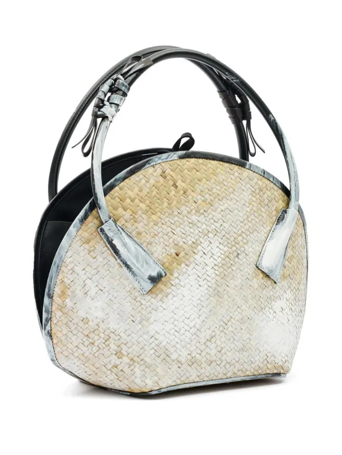Henrik Vibskov Boutique Medium Fortune Bag 8211 NaturalBlackWhite Women Handbags