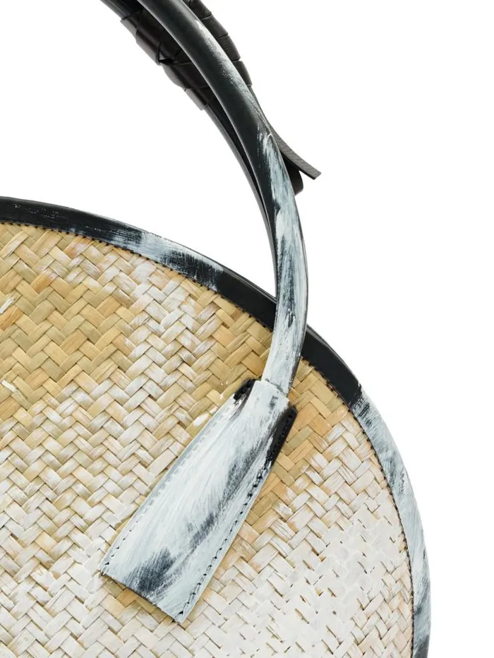 Henrik Vibskov Boutique Medium Fortune Bag 8211 NaturalBlackWhite Women Handbags