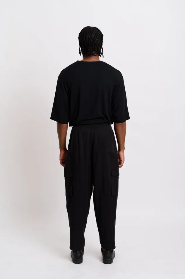 Henrik Vibskov Boutique Nathan Cargo Pants 8211 Black Men Pants