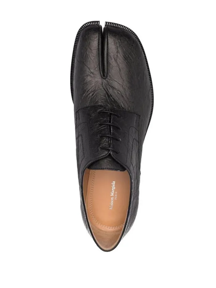 Henrik Vibskov Boutique Paper Effect Mens Tabi Lace Up 8211 Black Men Shoes