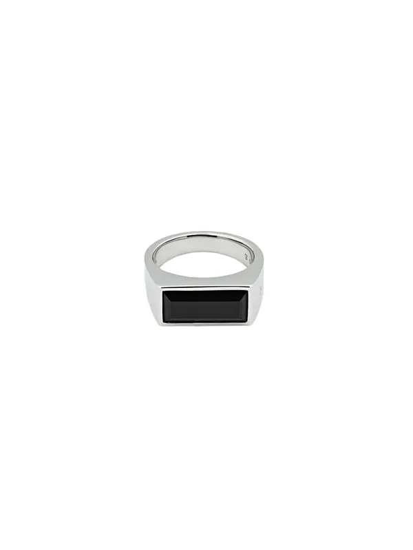 Henrik Vibskov Boutique Peaky Ring Polished Onyx Men Rings