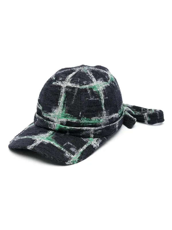 Henrik Vibskov Boutique Sausage Cap 8211 Dark Shibori Grid Men Hats and Gloves Henrik Vibskov Boutique Sausage Cap 8211 Dark Shibori Grid Men Hats and Gloves
