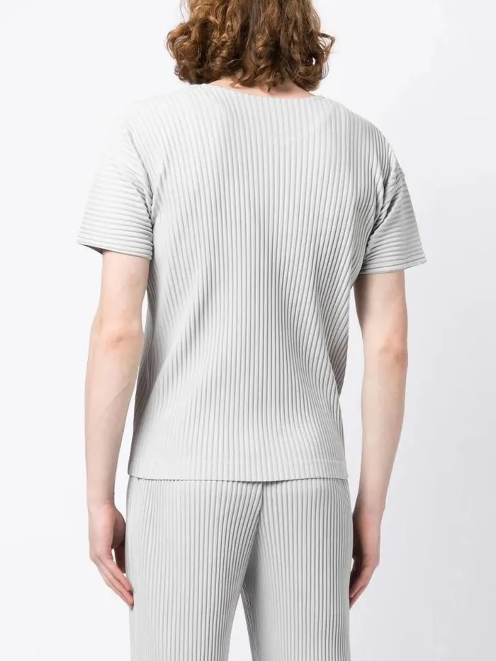 Henrik Vibskov Boutique Short Sleeve T Shirt 8211 Light Gray Men Tops