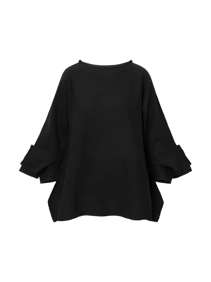 Henrik Vibskov Boutique Square Rib AP Top 8211 Black Women Dresses